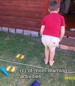 Jumping game for coordination skills