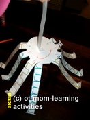 scissor cutting activity spider