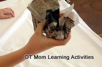 paper crumpling exercise for hand