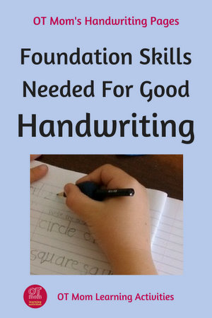 Handwriting Progression Chart