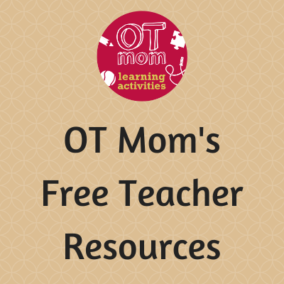free teacher resources from OT Mom