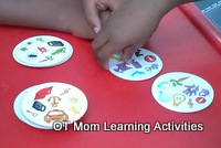 "Spot It" game for visual perception "Spot It" game for visual perception
