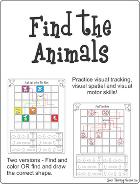 printable visual perceptual worksheets