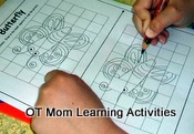 visual motor grid drawing activities for kids