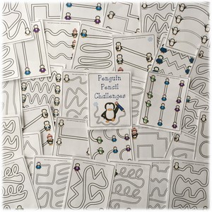 penguin pencil challenges