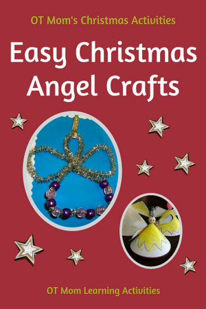 Pin this page: easy Christmas angel crafts for kids