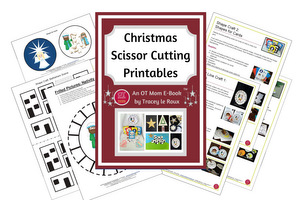 cutting skills printable templates for Christmas