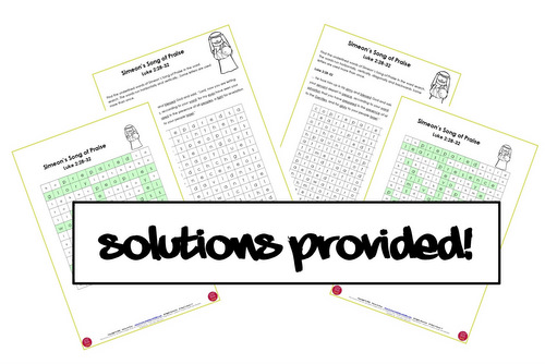 Bible nativity christmas word searches with solutions