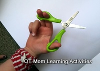 correct scissor grip