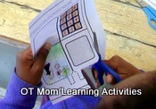 Cut and Fold - Cellphone cutting activity