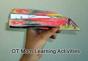 Cut and Fold - paper plane activity