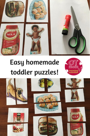 make an easy two piece toddler puzzle at home make an easy two piece toddler puzzle at home