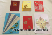 examples of kid-made crafty cards