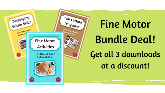 bundle deal of 3 fine motor e-books
