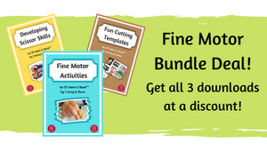 Get a discount bundle deal on OT Mom fine motor resources!