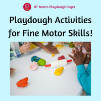 playdough activities for fine motor skills