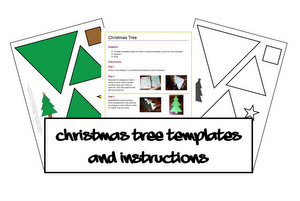 free Christmas tree cutting activity