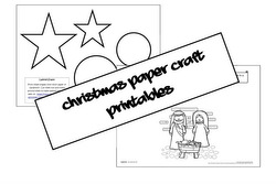 free Christmas paper craft printables