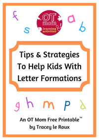 Tips and Strategies for Letter Formation