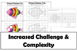 visual motor grid drawing activities for kids