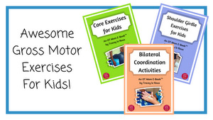 gross motor exercises printable resources