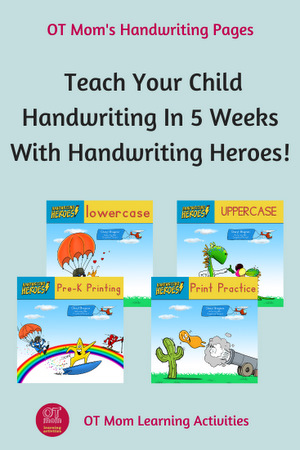 Teach your child handwriting in 5 weeks with Handwriting Heroes!