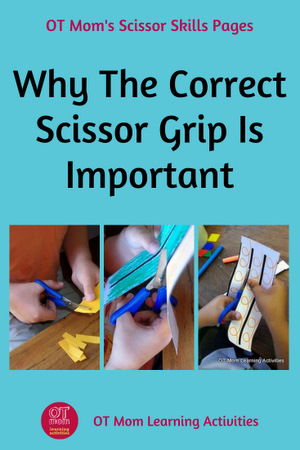 Pin this page: how to hold scissors correctly and why the correct scissor grip is important