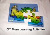 How to teach toddler to do a puzzle