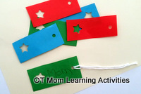 kid-made gift tags