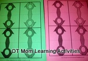 Kirigami for kids - paper chain activity