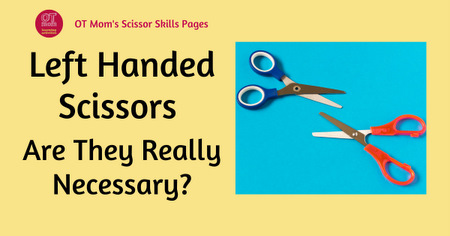 Left Handed Child's Scissor with Central Pivot