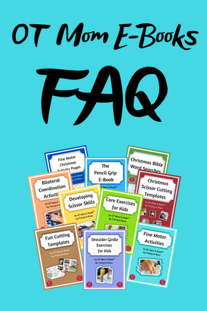 Pin: Answers to your questions about the OT Mom e-books!