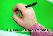 Photo added by OT Mom: D'Nealian Pencil Grasp