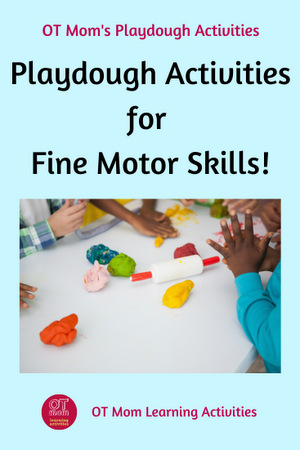 playdough activities for fine motor skills