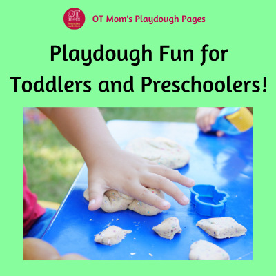 playdough fun for toddlers and preschoolers