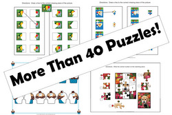printable puzzle worksheets for visual closure skills