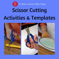 Try my scissor cutting activities to strengthen your child's hands and get them ready to write with a pencil!