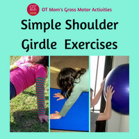 simple, free shoulder girdle exercises for kids