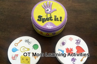Spot It! is a great game for practicing visual discrimination, visual scanning and figure-ground perception skills! Spot It! is a great game for practicing visual discrimination, visual scanning and figure-ground perception skills!