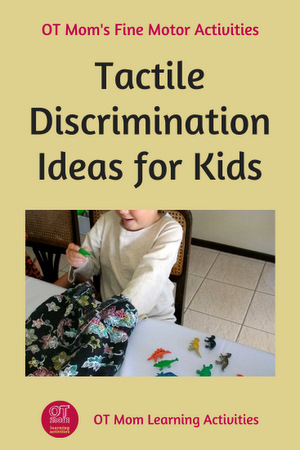 idei de activități de discriminare tactilă pentru copii