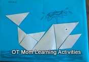 Tangrams for Kids - whale tangram