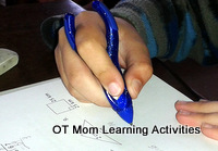 child using TwistnWrite Penagain for adaptive pencil grip and comfort in writing child using TwistnWrite Penagain for adaptive pencil grip and comfort in writing