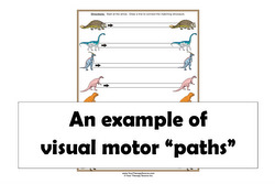 visual motor paths for kids to follow