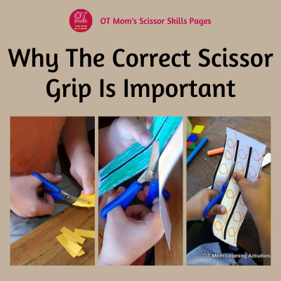 why is the correct scissor grip important?