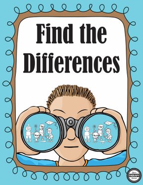 find the differences figure-ground printables