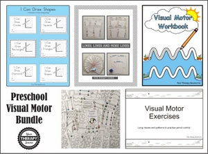 Preschool visual motor worksheets