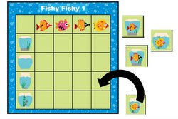 graphing game for visual discrimination skills