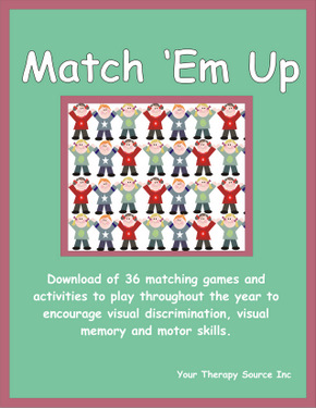 printable visual memory games for kids