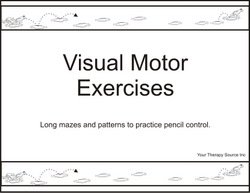 printable visual motor exercises for kids