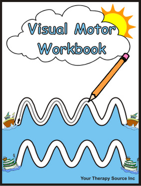 printable visual motor workbook for preschool